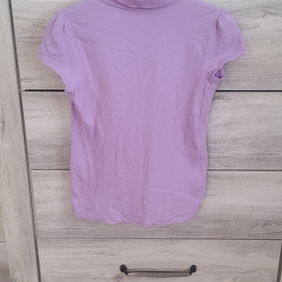 4/20❤Children's Place Lavender Ruffled Uniform Tee - Picture 2 of 5
